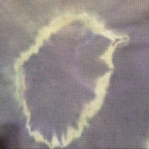 Tie-Dye Thermal Waffle Shirt - Picture 9 of 9